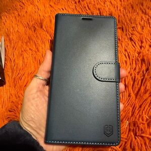 Navy Blue Phone Wallet Case